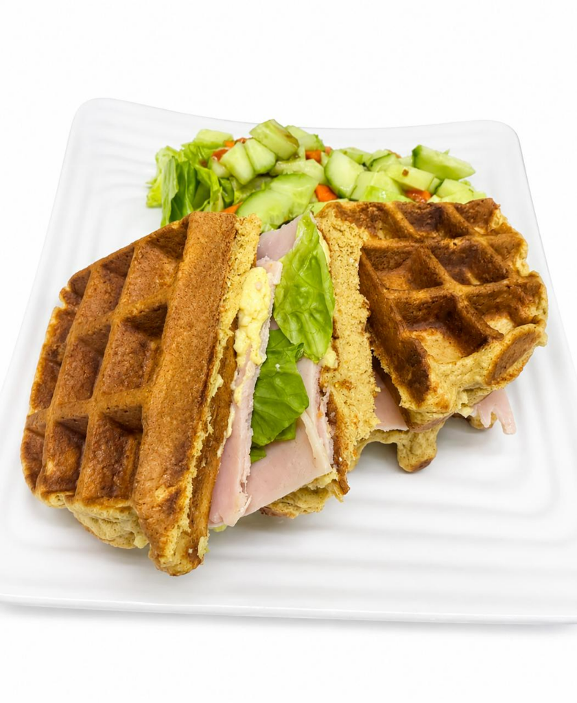 Waffle Estilo Sándwich